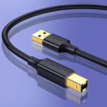 "USB Type B UGREEN Kabel für Drucker (männlich) - USB 2.0 (männlich) 480 Mbps 1 m schwarz (US135 20846)"