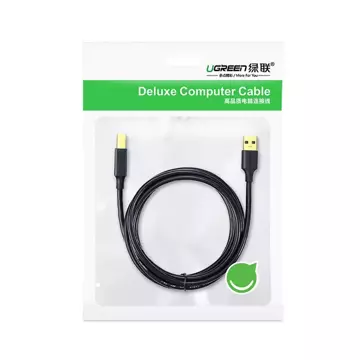 "USB Type B UGREEN Kabel für Drucker (männlich) - USB 2.0 (männlich) 480 Mbps 1 m schwarz (US135 20846)"