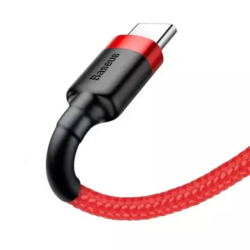 USB zu USB-C Kabel Baseus Cafule 3A 0,5m (rot)