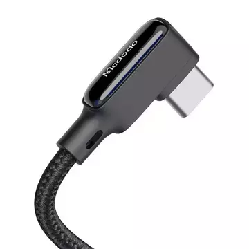 USB-zu-USB-C-Kabel, Mcdodo CA-7310, gewinkelt, 1,8 m (schwarz)