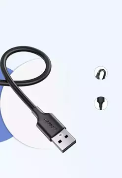 Ugreen Kabel USB - Micro USB 2A 1m schwarz (60136)