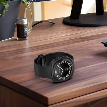 Uhrenarmband Smartwatch-Band für Samsung Galaxy Watch Ultra 47 mm Schwarz