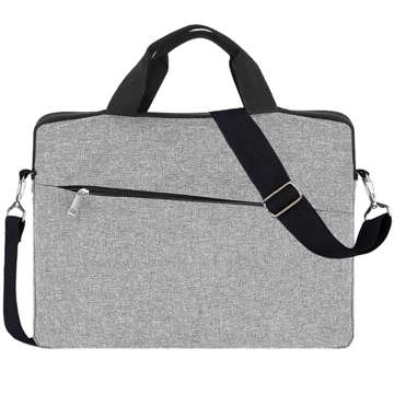 Universelle Unisex-Tasche Schutztasche für einen Laptop bis 14 Zoll Grau