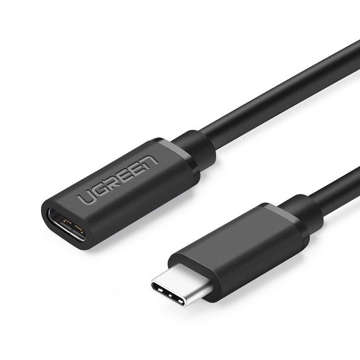 Verlängerungskabel USB-C 3.1 UGREEN, 4K, 60 W, 0,5 m (schwarz)