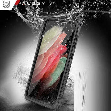 Wasserdichte Hülle für Samsung Galaxy A54 5G 360 Alogy Armored Armor IP68 mit Umhängeband Schwarz