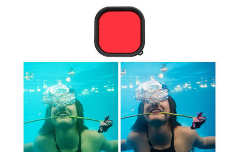 Wasserdichter Telesin-Filter für GoPro Hero 9 / Hero 10 (GP-FLT-905)