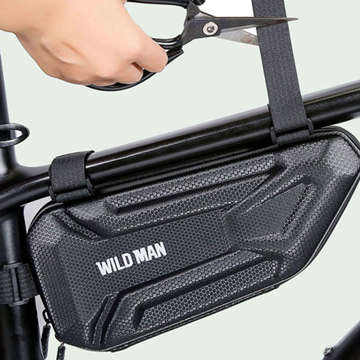 Wildman Hard Shell Bicycle Bag XT4 Koffertasche für ein Fahrrad unter dem Rahmen 1,5L Schwarz