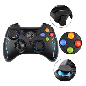 Wireless USB Gamepad Pad Controller Gaming Joystick Android / PS3 / PC Vibration