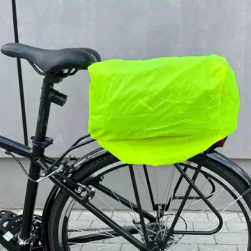 Wozinsky Fahrradträgertasche mit Schultergurt 9l (Regenschutz inklusive) schwarz (WBB22BK)