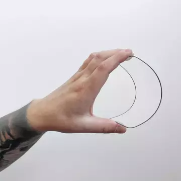 Wozinsky Full Cover Flexi Nano Glass Film Tempered Glass mit Rahmen für Samsung Galaxy S22 transparent