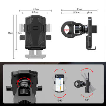 Yesido Fahrradhalter schwarz