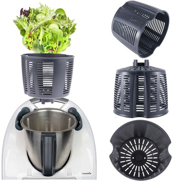 Zentrifugenkorb für Salat, Gemüse und Obst für Vorwerk Thermomix TM6 TM5 TM Friend BPA SaladBasket