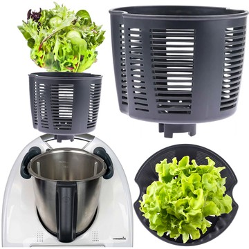 Zentrifugenkorb für Salat, Gemüse und Obst für Vorwerk Thermomix TM6 TM5 TM Friend BPA SaladBasket