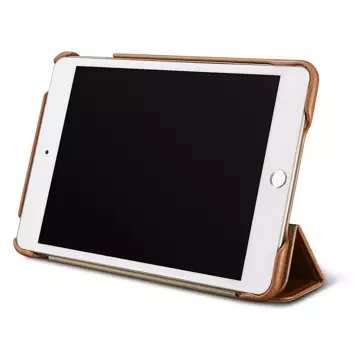 iCarer Leather Folio Case für iPad mini 5 Lederhülle Smart Case Braun (RID800-BN)
