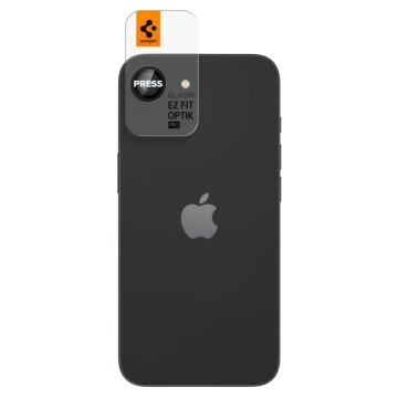 Захисний чохол для камери для iPhone 16e Spigen Optik Pro Glas.TR "EZ Fit", 2 шт., чорний