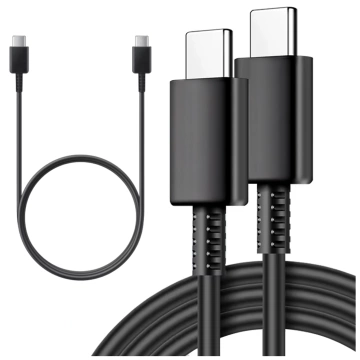 Оригінальний кабель Samsung USB-C до USB-C EP-DW767 для зарядки 1,8 м 3 A 25 Вт / 45 Вт Білий