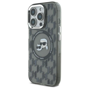 Kryt Karl Lagerfeld pre iPhone 16 Pro Max 6,9" čierny MagSafe IML Monogram Karl