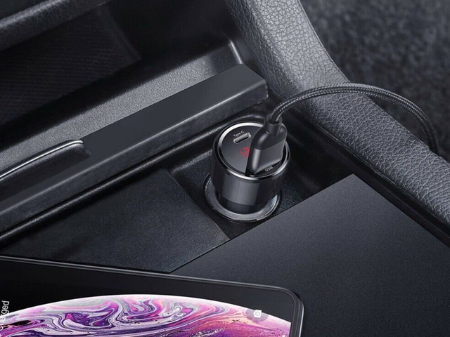 Baseus USB nabíječka do auta PPS QC Quick Charge Type-C 45W 6A černá