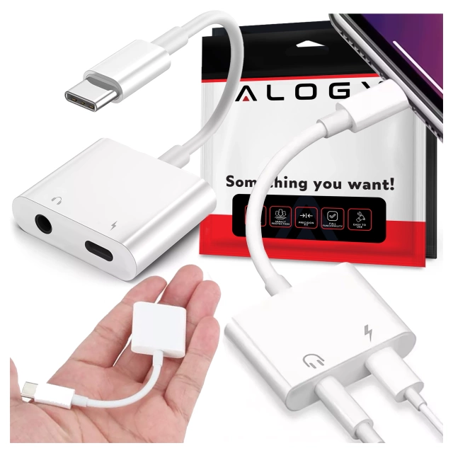 HUB-Splitter Alogy-Adapter für Computer-Laptop mit USB-C auf 3x USB-A 2.0 1x USB-A 3.0 Grau