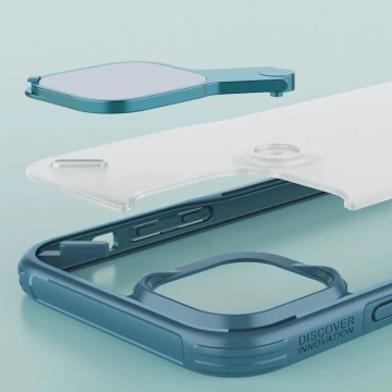 Чохол Nillkin Cyclops Case Durable з кришкою для камери і складною підставкою для iPhone 13 чорний