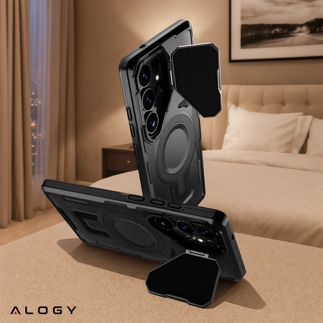 Чохол для Apple iPhone 16 Pro Max Alogy Anti-Shock Hybrid Case for MagSafe Transparent