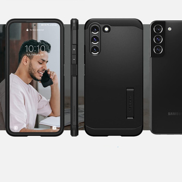 Задня кришка чохла Spigen Tough Armor для Samsung Galaxy S22 Black