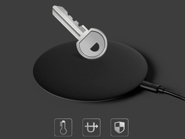 Індукційний зарядний пристрій USAMS 10W US-CD24 iPhone 8 X MFI чорний