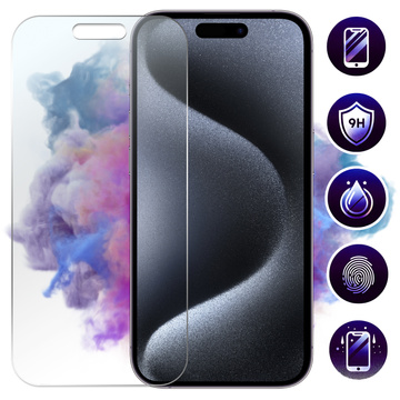Hybridglas für Apple iPhone 15 Pro Max, Alogy Flexi Glass 9H Flachbildschirm