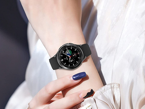 Silikonové pouzdro Alogy pro Samsung Galaxy Watch 4 Classic 42mm Transparent