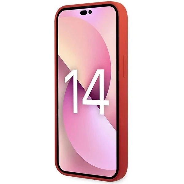 Tumi tekutý silikonový pevný obal pro iPhone 14 Plus červený/červený