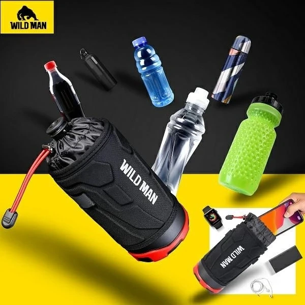 Wildman R1 Bike Frame Bag Black Gray Waterproof