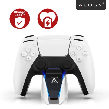 Подвійна док-станція для контролера PlayStation 5 PS5 Pad White