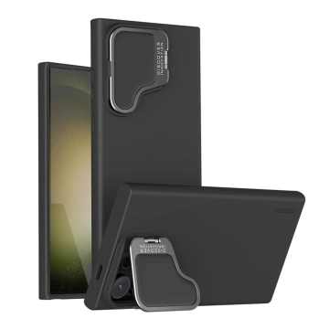Силіконовий чохол Nillkin CamShield Silky Prop для Samsung Galaxy S24 Ultra - чорний
