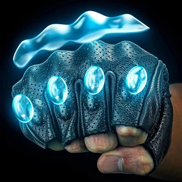 Rockbros 16220006005 XXL kožené moto rukavice - čierne