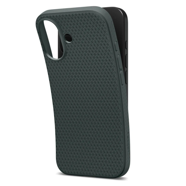 Etui do iPhone 17 Spigen Liquid Air Abyss Green