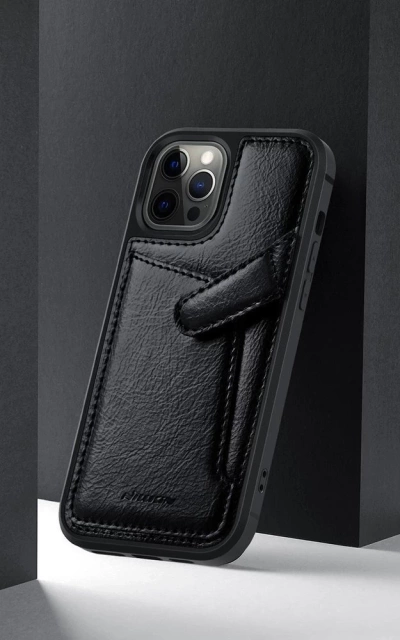 Чохол Nillkin Aoge Leather Case Flexible Armored Genuine Leather Case with Pocket iPhone 12 mini Black
