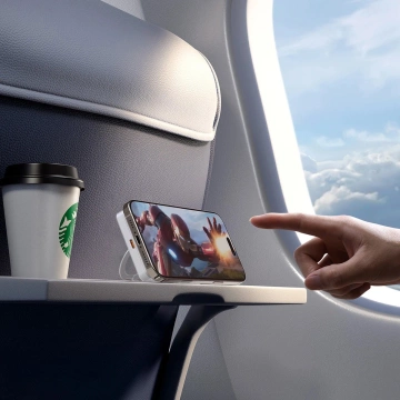 Powerbank Dudao K28 10000mAh 22.5W MagSafe Podstawka Szary