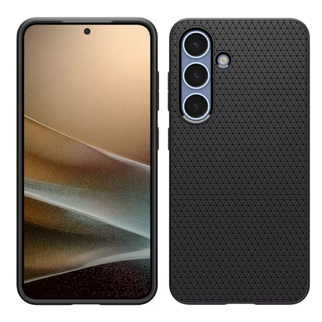 Samsung Galaxy S25 Case Protective Cover Spigen Liquid Air Matte Black