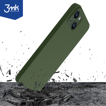 Етуй на телефон 3mk до Apple iPhone 13 Hardy Silicone MagCase Alphine Green
