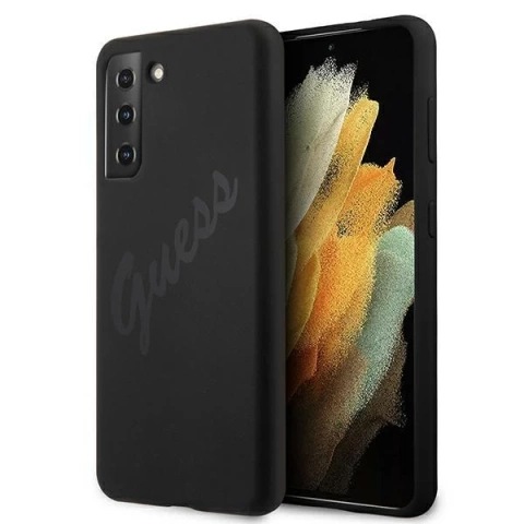 Guess GUHCS21MLSVSBK S21  G996 czarny/black hardcase Script Vintage