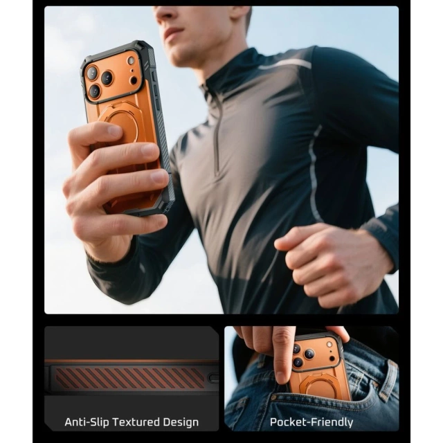 Etui Ochronne do iPhone 17 Pro Max Supcase UB Grip Pro Mag MagSafe Coral