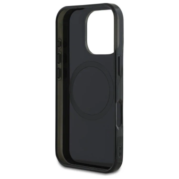 Etui Mercedes до iPhone 16 Pro Max 6.9" Czarny Hardcase MB Double Layer Crossed Lines MagSafe