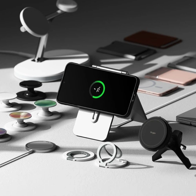 Puzdro Etui pre Samsung Galaxy S25 Plus čierne, magnetické, onyxové, MagSafe