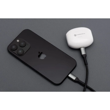 Кабель USB-C до USB-C Forcell 100W 5A QC 4.0 PD нейлоновий 3 м для ноутбука