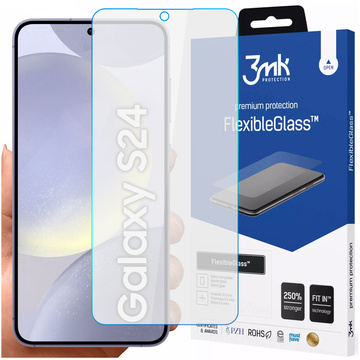 Hybridné sklo pre Samsung Galaxy S24 - 3mk FlexibleGlass™