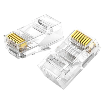 UGREEN konektor RJ45 8P8C Cat 6 transparentní (50961)