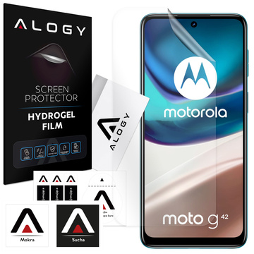 Гідрогелева плівка для Motorola Moto G42, захисна плівка на екран телефону Alogy Hydrogel Film