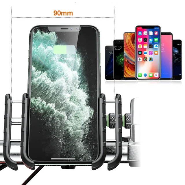 Držiak telefónu na motorku Kewig KWG-M8 s QC 3.0 nabíjačkou