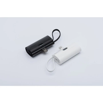 Зовнішній акумулятор FORCELL F-ENERGY Power Plug F5K3 із вбудованим роз'ємом Type-C PD 20 Вт 5000 мАг білого кольору