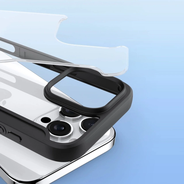 Pouzdro MagSafe pro iPhone 16 Pro Max Dux Ducis Skin X Pro, černé